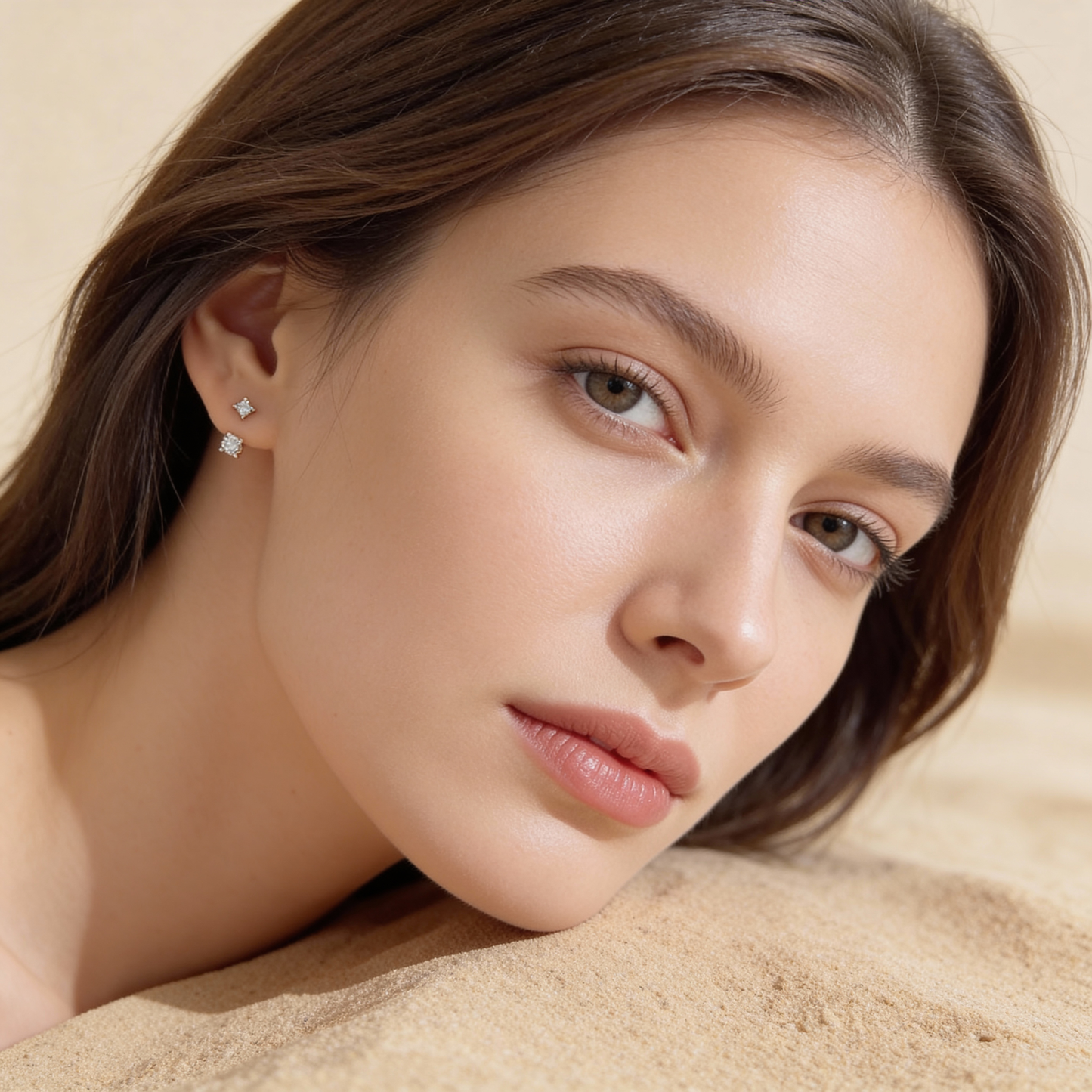 Diamond Cuddle Earrings