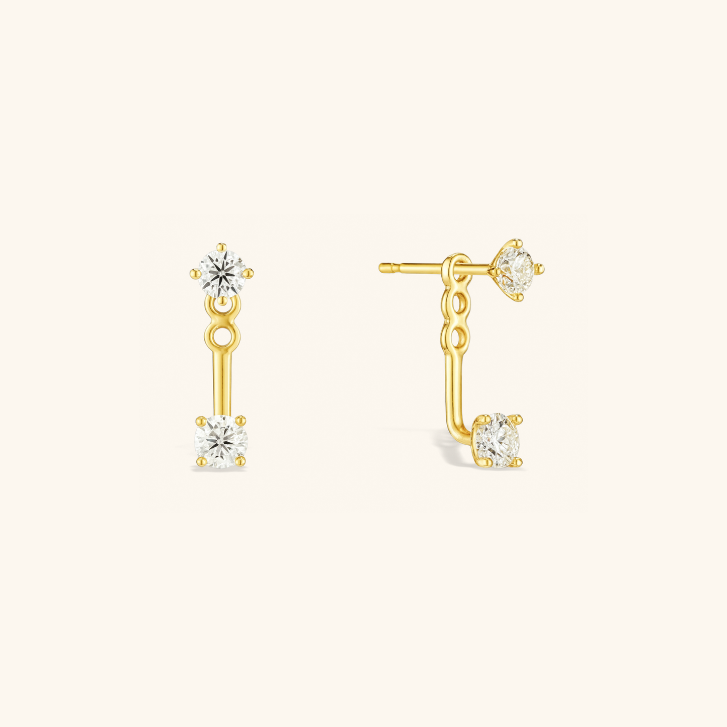 Diamond Cuddle Earrings