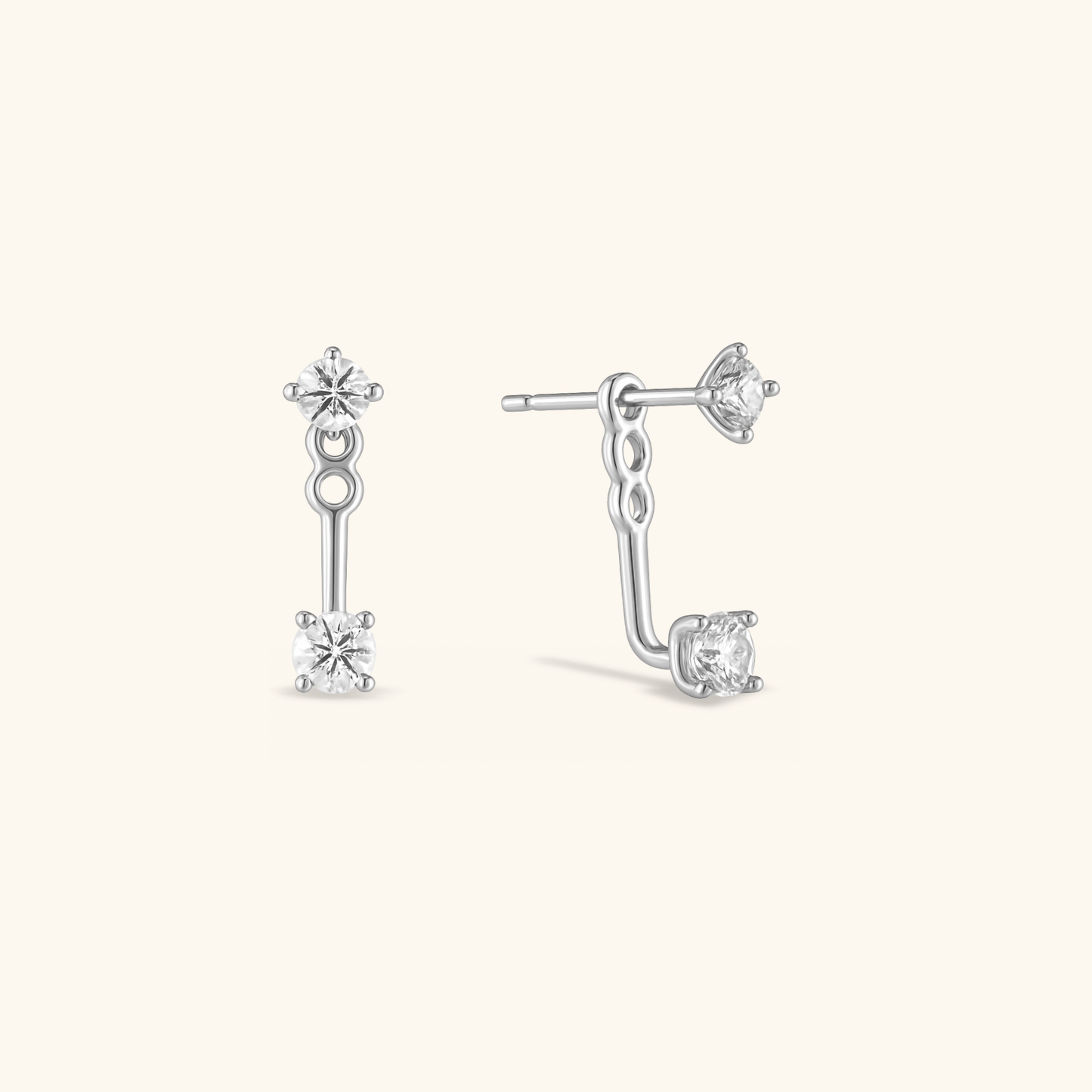 Diamond Cuddle Earrings