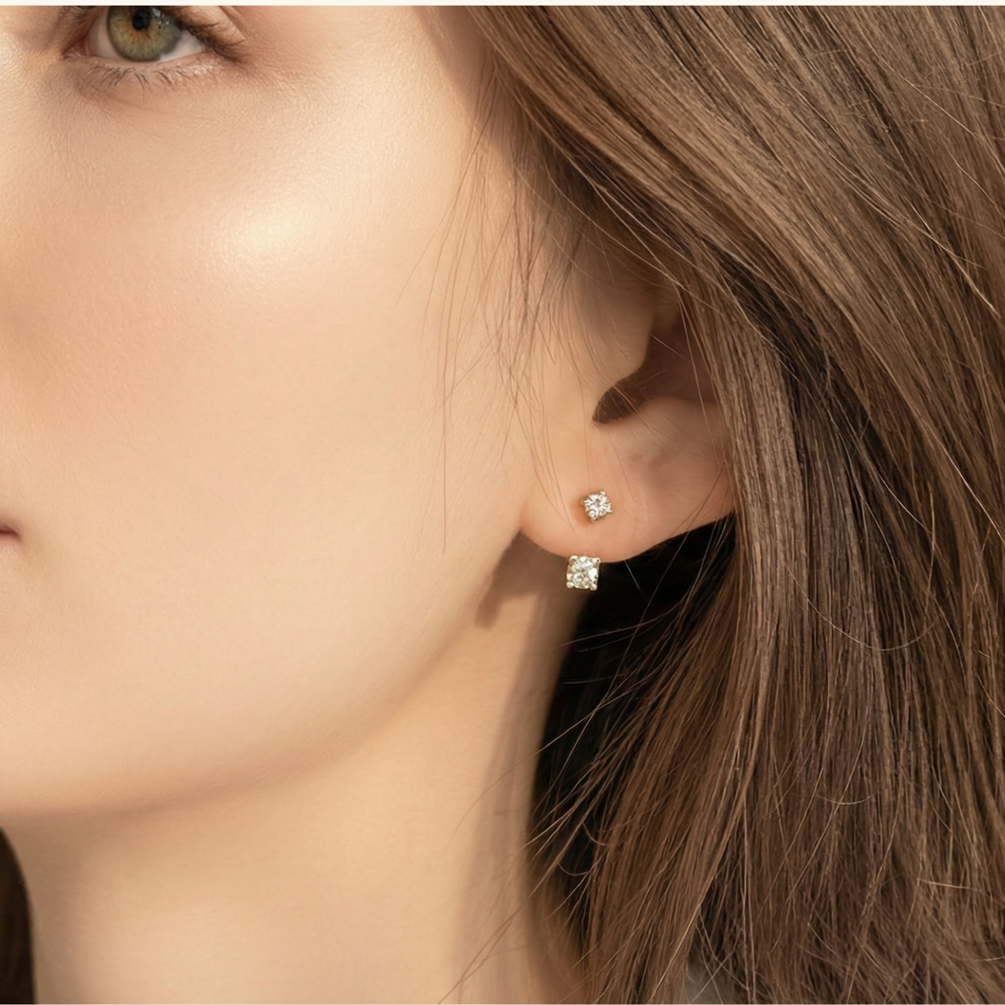 Diamond Cuddle Earrings
