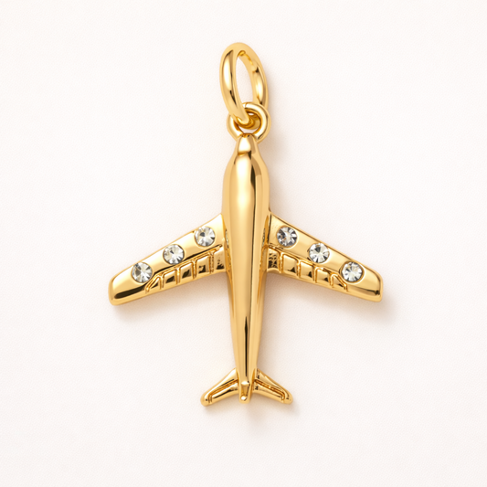 BellePierre Airplane Charm
