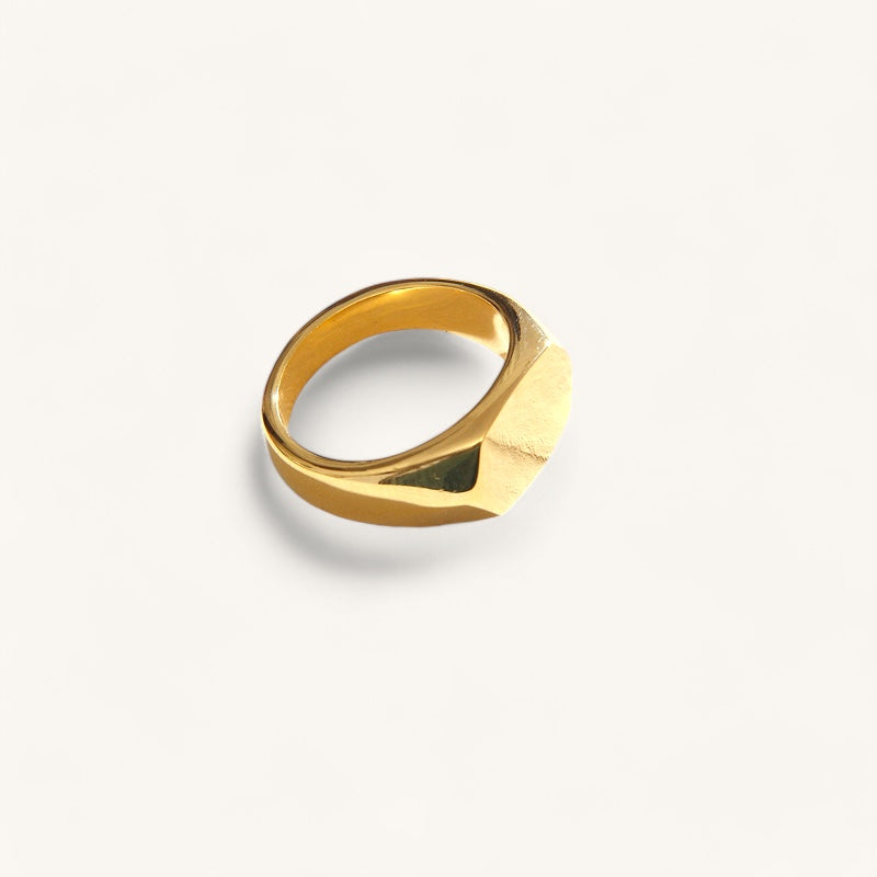 Hexagon Signet Ring