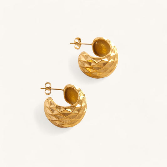 Gaufrette Earrings