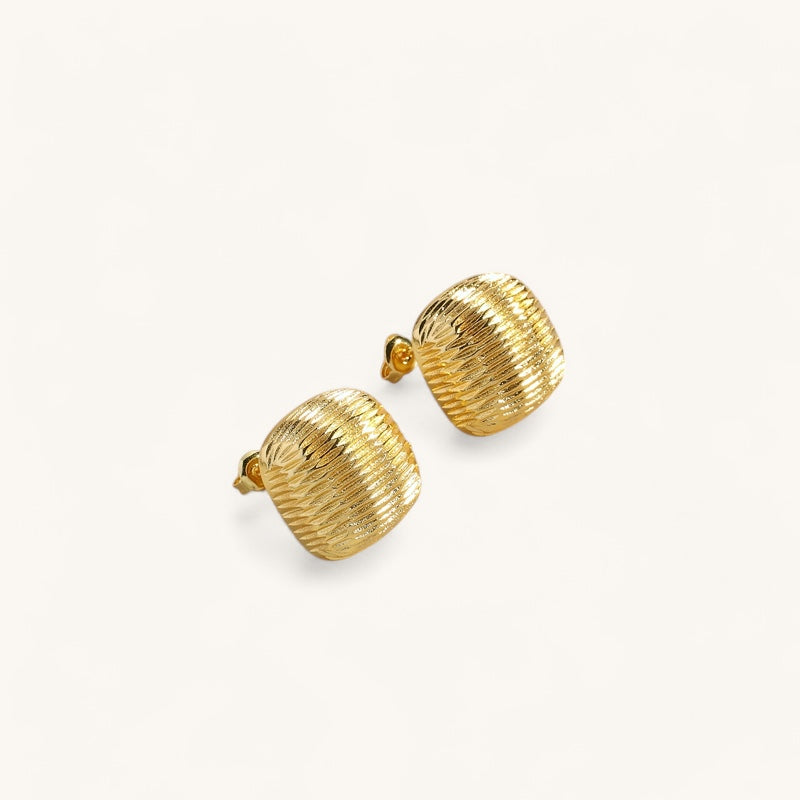 Button Earrings
