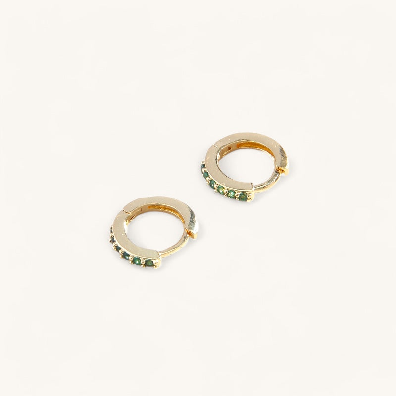 Emerald Hoops