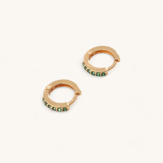 Emerald Hoops