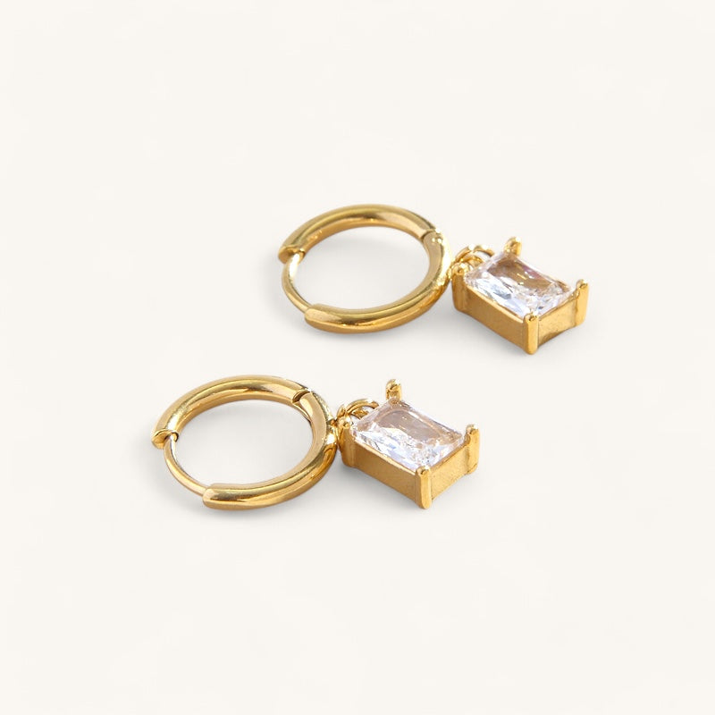 Diamond Drop Earrings
