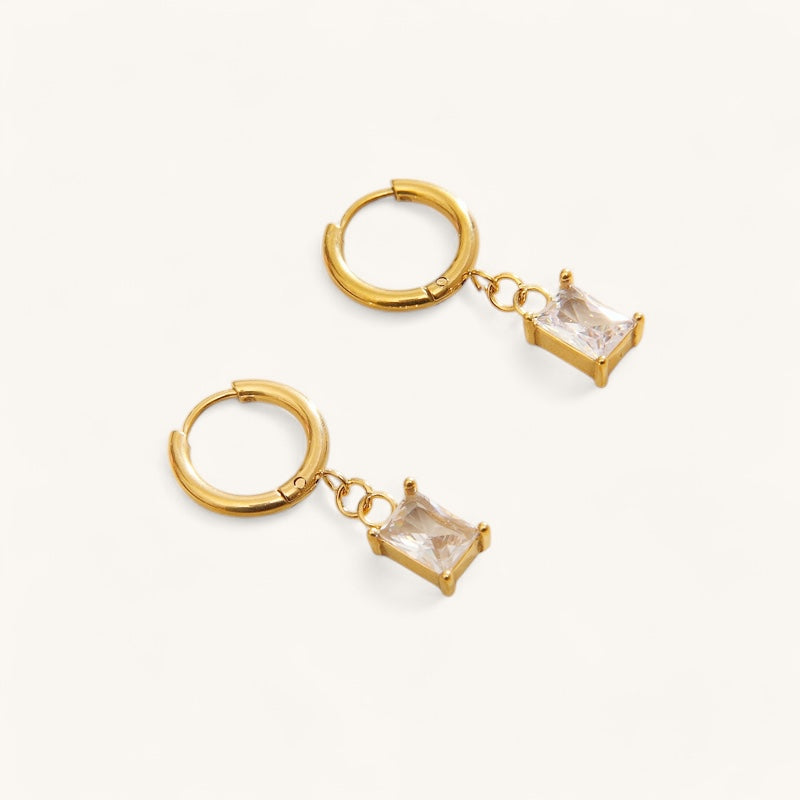Diamond Drop Earrings