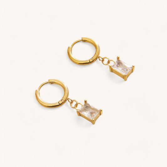 Diamond Drop Earrings