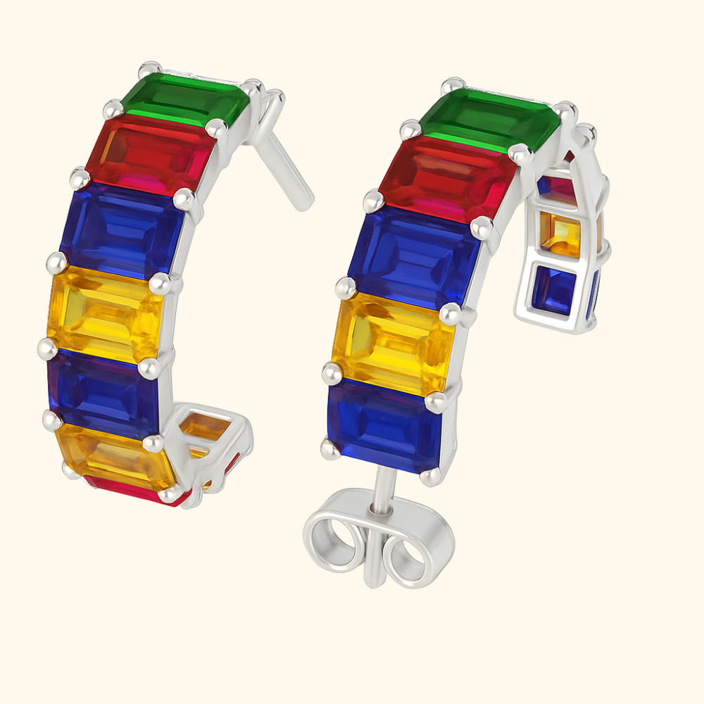 Classic Chromatic Garden Earrings